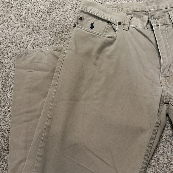 Khaki denim jeans authentic dungarees 34x34 - Picture 2 of 2